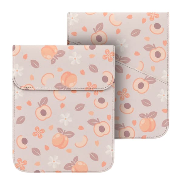 Etui til e-læser cover med magnetisk lukning Apricot