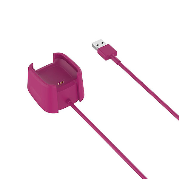 Usb-opladningskabel Cradle Dock Holder Bærbar Strømadapter Til Fitbit Versa 2