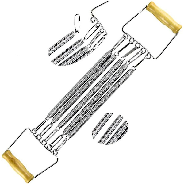 Spring Chest Expander,bryst Expander|arm træning,bryst Expander med 5 metalfjedre,bryst Pul