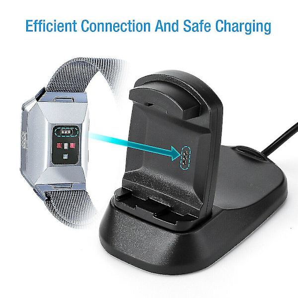 Smart Watch Oplader Til Fitbit Ionic Smart Watch Oplader Usb Opladningskabel Vugge Dock Oplader Til Fitbit Ionic Smart Watch