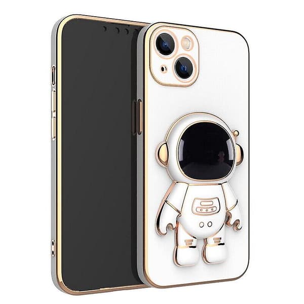 Astronaut Folde Stander Cover For iPhone 12Pro Max White