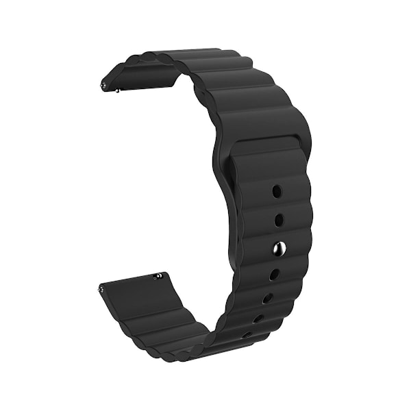 20mm älykellon ranneke Huawei Watch GT2 42MM/Huami Amazfit Watch Youth Edition - Koralli Black A Huawei Watch GT 2 42mm