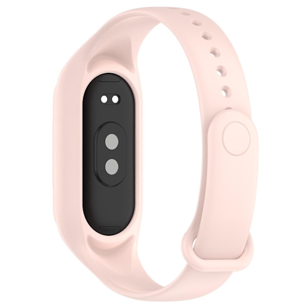 Xiaomi Smart Band 8:lle vaihdettava silikoniranneke, integroitu ranneke kotelolla Pink, Pink P Xiaomi Smart Band 8