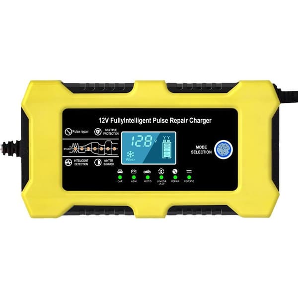 Batteriladdare 12V 6A Smart Helautomatisk Laddare