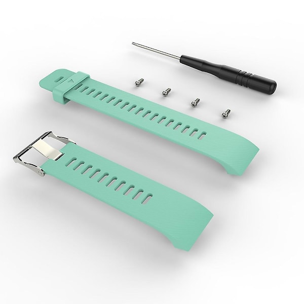 For Garmin Forerunner 30 / 35 silikoneurrem (blå) Mint Green