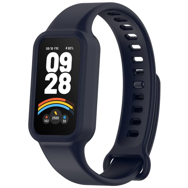 Rannekoru silikoni Xiaomi Smart Band 9 Active (musteensininen)