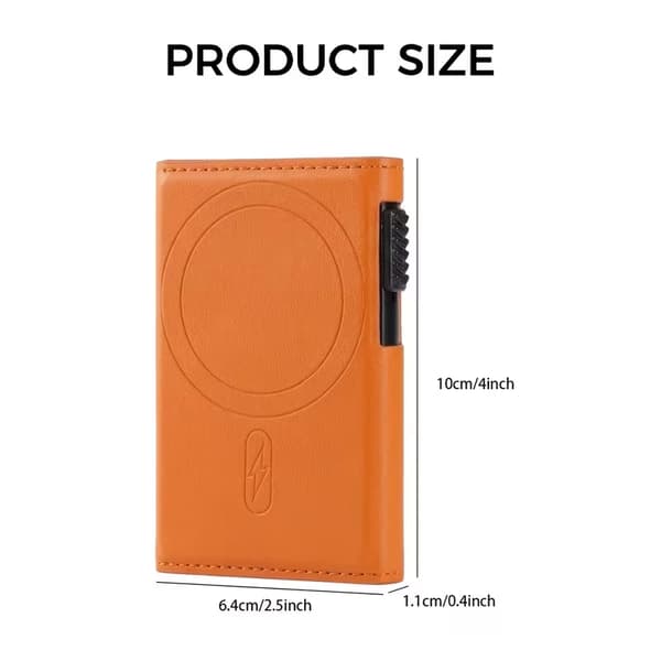 Magsafe Lommebokstativ Med Pop-Up Kortholder, For Iphone 12-16 Med Rfid-Beskyttelse Blue