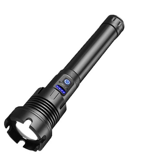 Super Bright XHP90 Torch Led Ficklampa USB Uppladdningsbar Taktisk lampa COB without Battery