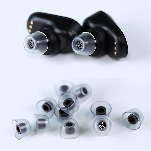 1 set öronsnäckor för Wf-1000xm4 Wf-1000xm3 öronsnäckor Mjuka öronskydd Transparent M
