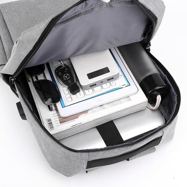 Matkareppu, yrityskannettavan laukku USB-latausportilla Backpack Red