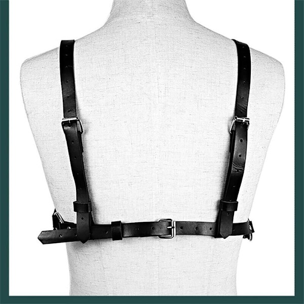 Punk Läder Bodysuit Bälte Hängslen Underkläder Gotisk Strumpebandshållare G