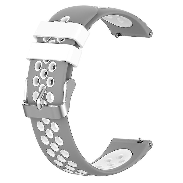 För Samsung Galaxy Watch 5 40mm/44mm/5 Pro 45mm Watch Band Watch Strap Ersättning Watchband Grey White I Samsung Galaxy Watch 5