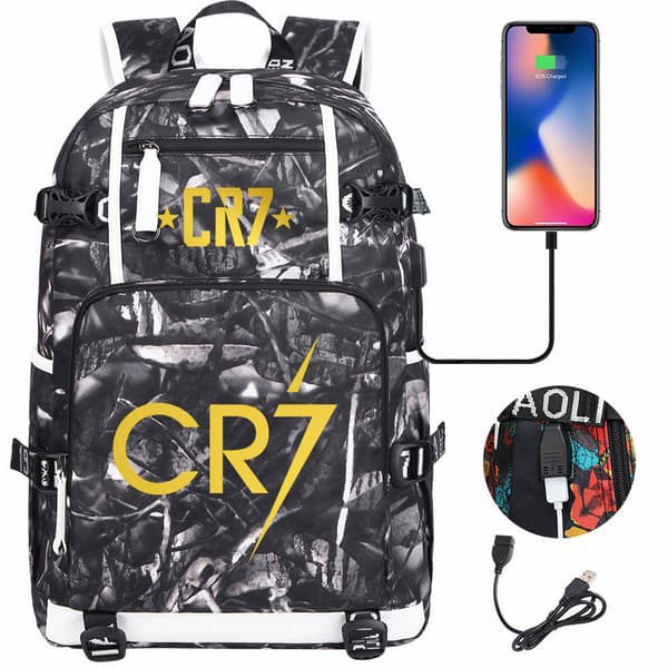 Ryggsekk - Cr7 Med Usb-Ladeport (21)