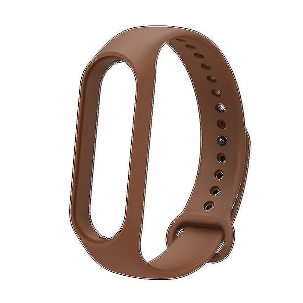 Mjuk TPU-klockarmband för Xiaomi Mi Band 7, justerbart armband Brown, Brown A Xiaomi Mi Band 7