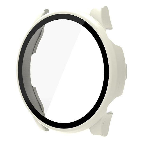 Tempered-Film Full Case Protector för Solar Plus LS16 stötsäkert stötfångarhus White