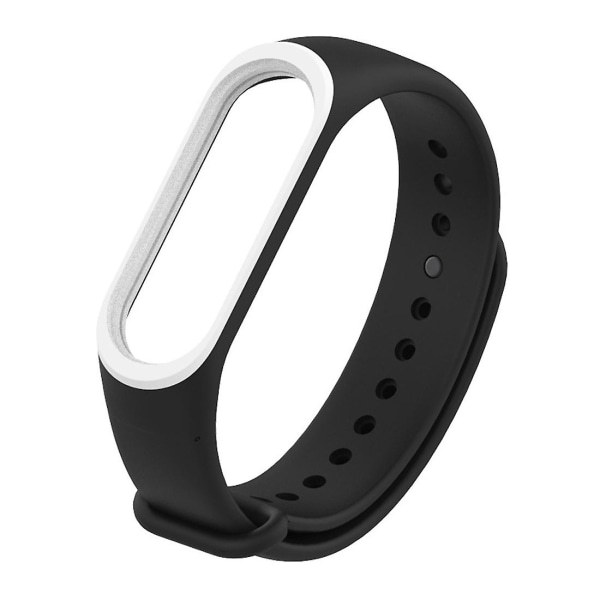 Klokkebånd med silikonarmbånd for Xiaomi Mi Band 3 og 4 Style 3