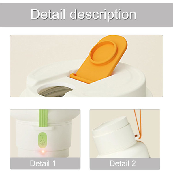 Juicer 850 ml Blender Kop (Grøn)
