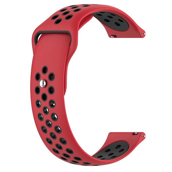 Dubbelfärgat justerbart silikonklockarmband 22 mm för Huawei Watch 3/Watch 3 Pro/Teal Multicolor E