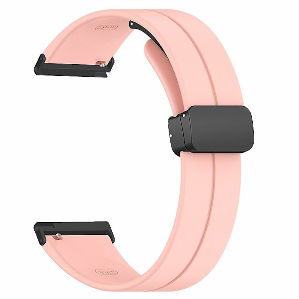 24mm silikonklockarmband för Suunto Spartan Sport Wrist HR Baro/ Suunto 7 (tjock fjäderstång) Pink