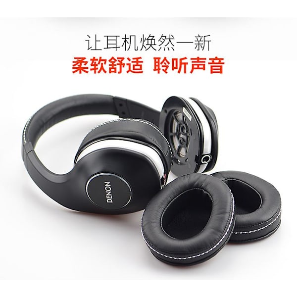 Ersättnings öronkuddar för （Denon Ah-d600 D7100）