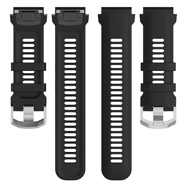 Silikonklokkebånd for Garmin MARQ/Approach S62/S60, Honeycomb Texture Replacement Watch Strap Black