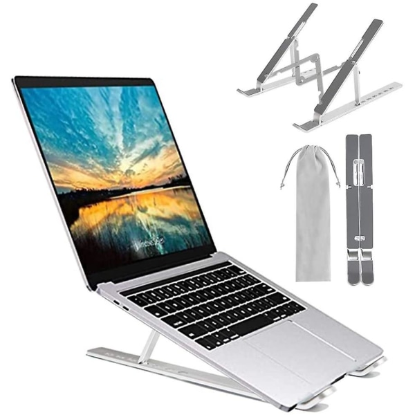 Laptopställ, Ergonomisk bärbar datorhiss i aluminium