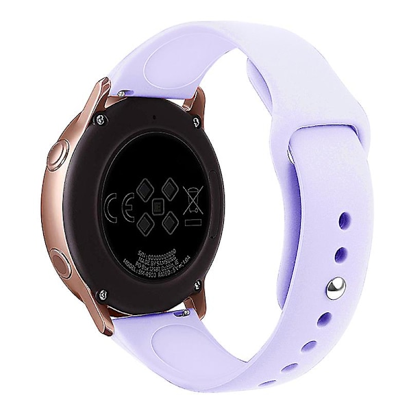 20 mm silikoniranneke Samsung Galaxy Watch6 Classic 47 mm 43 mm Purple