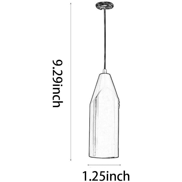 Elektrisk handhållen mjölkskummare i rostfritt stål, kafferörare, liten skummare för ägg, kaffe, mjölk och andra livsmedel