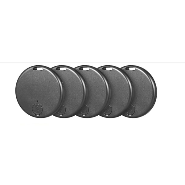 Anti-Lost Device Round Bluetooth 5.2 Two-Way Alarm Intelligent Positioning Black