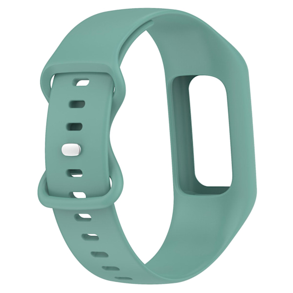 Integrera silikonklockarmband för Fitbit Charge 6/5/4/3, klockarmband med fodral Green
