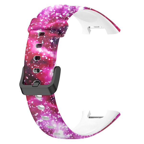 Xiaomi Mi Band 7 Pro -urheilurannekkeen pehmeä silikonipainatuskuvioinen vaihdettavissa oleva ranneke, vakiokoko Starry Sky