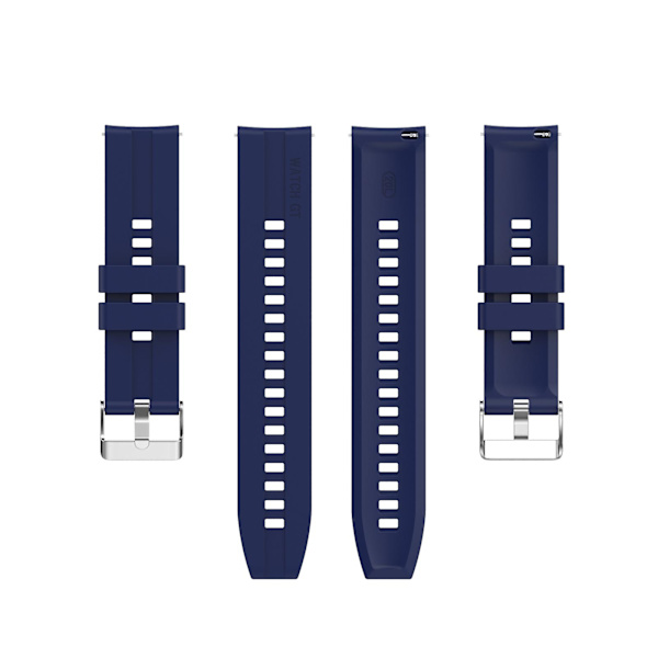 For Amazfit Gts 2e 20 mm silikone urrem til Amazfit Gts 2e Midnight Blue
