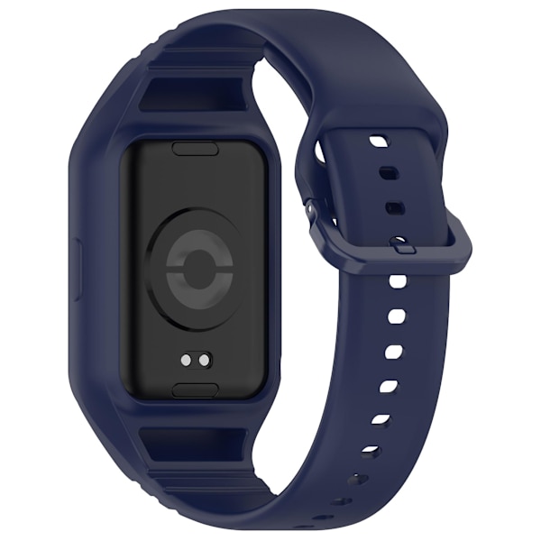 Til Xiaomi Smart Band 8 Pro Let Justerbar Urrem i Fleksibelt Silikone Navy Blue