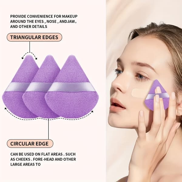 Makeupbørstesæt Fluorescerende Lilla (27 Pak Sæt)