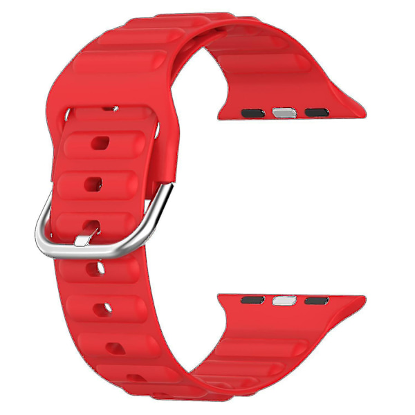 Håndleddsremmer for Apple Watch Ultra 49mm/SE/SE (2022) 44mm/Series 8/7 45mm/6/5/4 44mm/3/2/1 42mm Wave Red, Red E Apple Watch Ultra 49mm