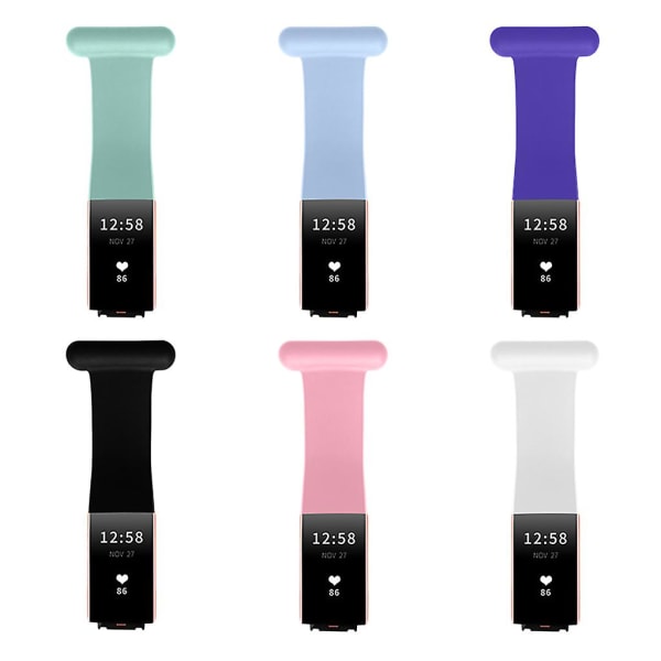 Tvättbart armband Mjukt band Svettsäkert för FitbitCharge 4 Smartwatch Armband Green
