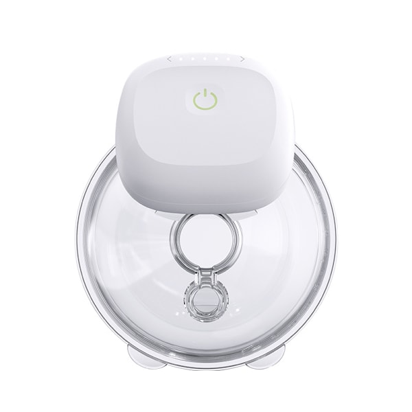 Bærbar Brystpumpe, Håndfri Elektrisk Brystpumpe, BPA-Fri, 3 Tilstande, 5 Sugestyrker Hvid (1 stk)