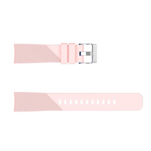 Twill-kuvioitu silikoniranneke Samsung Galaxy Watch 42mm -kelloon Pink D Samsung Galaxy Watch 4