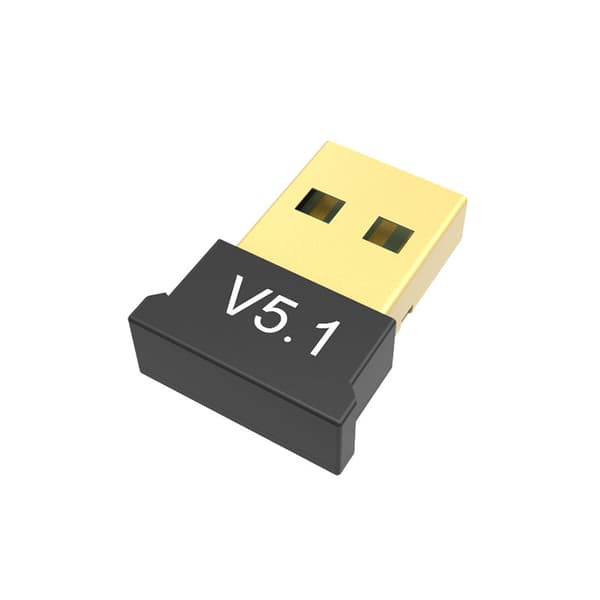 Bluetooth USB-mottaker Bluetooth V5.1 Mini Trådløs Dongle-adapter PC Windows 7 8 9 10 11