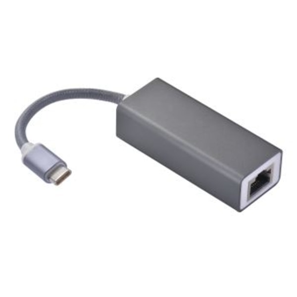 Type C USB-C 3.1 til RJ45 Gigabit 10/100/1000 Mbps Ethernet LAN-nettverksadapter kompatibel