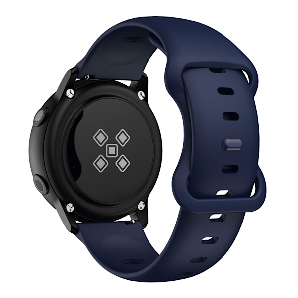 20mm silikonihihna Samsung Galaxy Watch6 Classic 43mm / 47mm -kellolle Midnight Blue