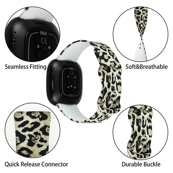 For Fitbit Versa 3 Printing Watch Band DLB C