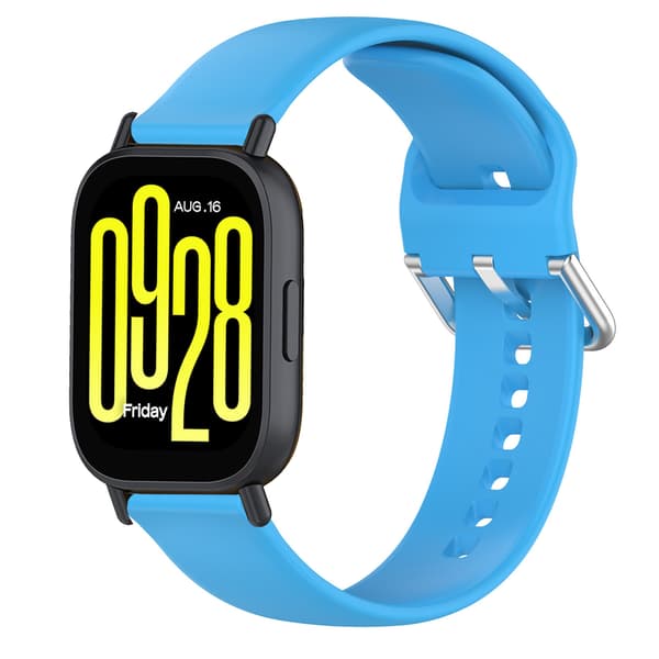 Rem til Redmi Watch 5 Active/Lite, blød åndbar hurtigudløser (kompatibel, himmelblå)
