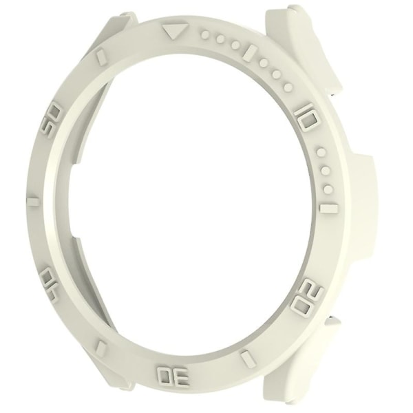 För -Galaxy Watch 4 Bumper for Case Vattentät Ultra-Tunn Tvättbart Mjukt cover White 44mm
