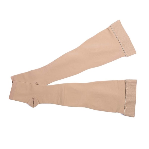 1 Pari Medical Elastic Compression Stockings Varicose Veins Stockings Leg Thin Leg Slimming (skin Color ) M