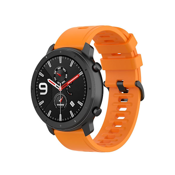 Reservedele Silikone Urrem til Huami Amazfit GTR 47mm/Amazfit Pace/Amazfit Stratos Orange C