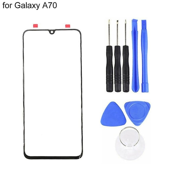 Reparationsverktygssats för pekskärm i frontglas for Galaxy A70