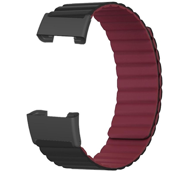 Silikonarmbandsbälte för Redmi Watch/Mi Watch LITE Watch Magnetrem Black red