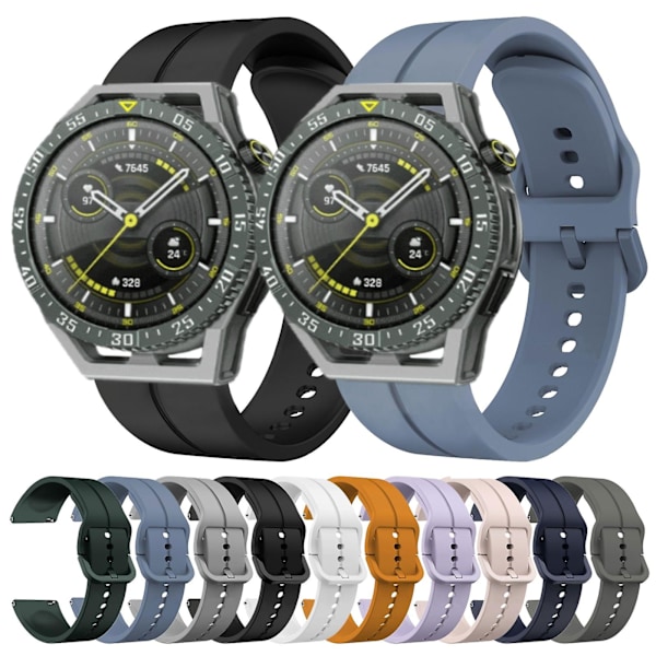 Silikoneurrem til Huawei Watch GT 3 SE White