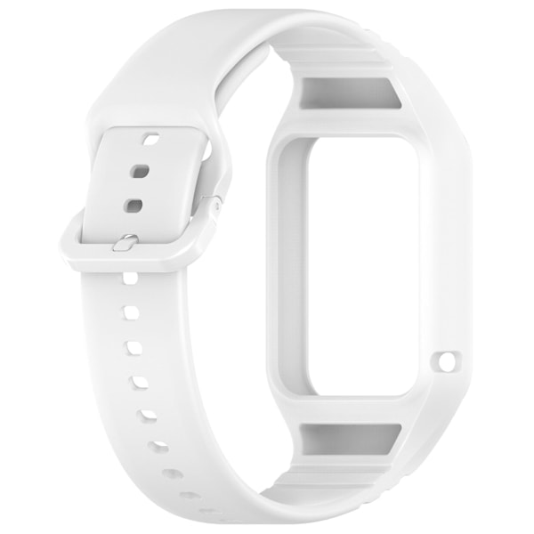 Enkel justerbar klokkestropp i fleksibel silikon for Xiaomi Smart Band 8 Pro White